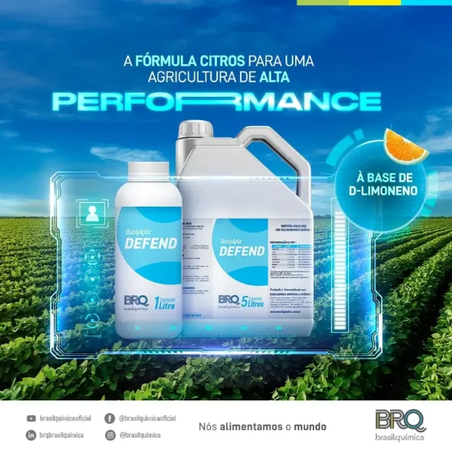 Terramarca — BRQ BRASILQUÍMICA: Defend, a fórmula Citros para alta performance.